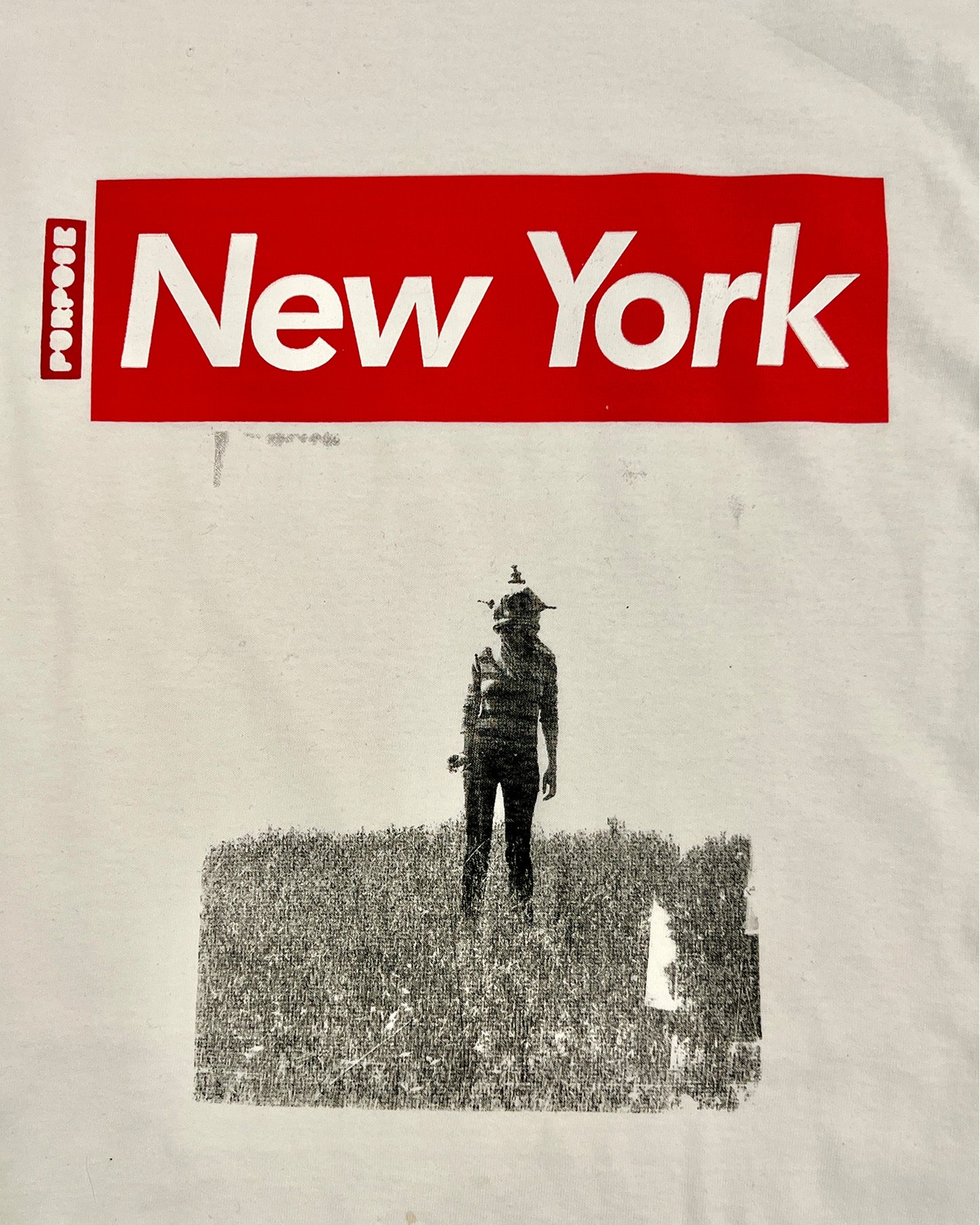Edition of 1.NEW YORK TOURIST VS PURPOSE SPACEGIRL t shirt