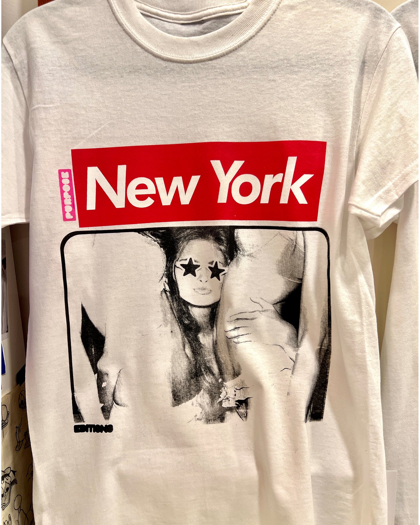 PURPOSE NY tourist star .edition of 1 only small white