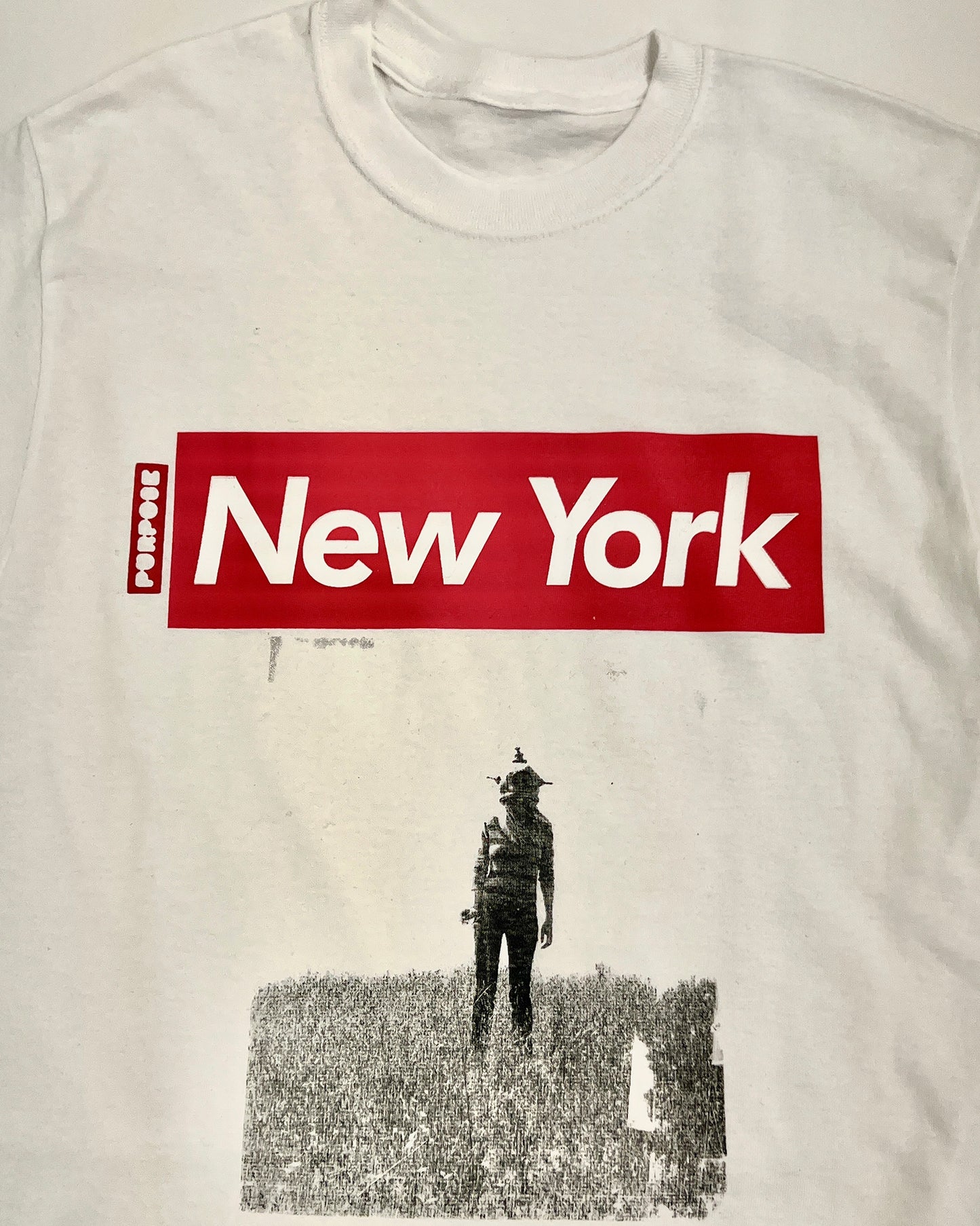 Edition of 1.NEW YORK TOURIST VS PURPOSE SPACEGIRL t shirt