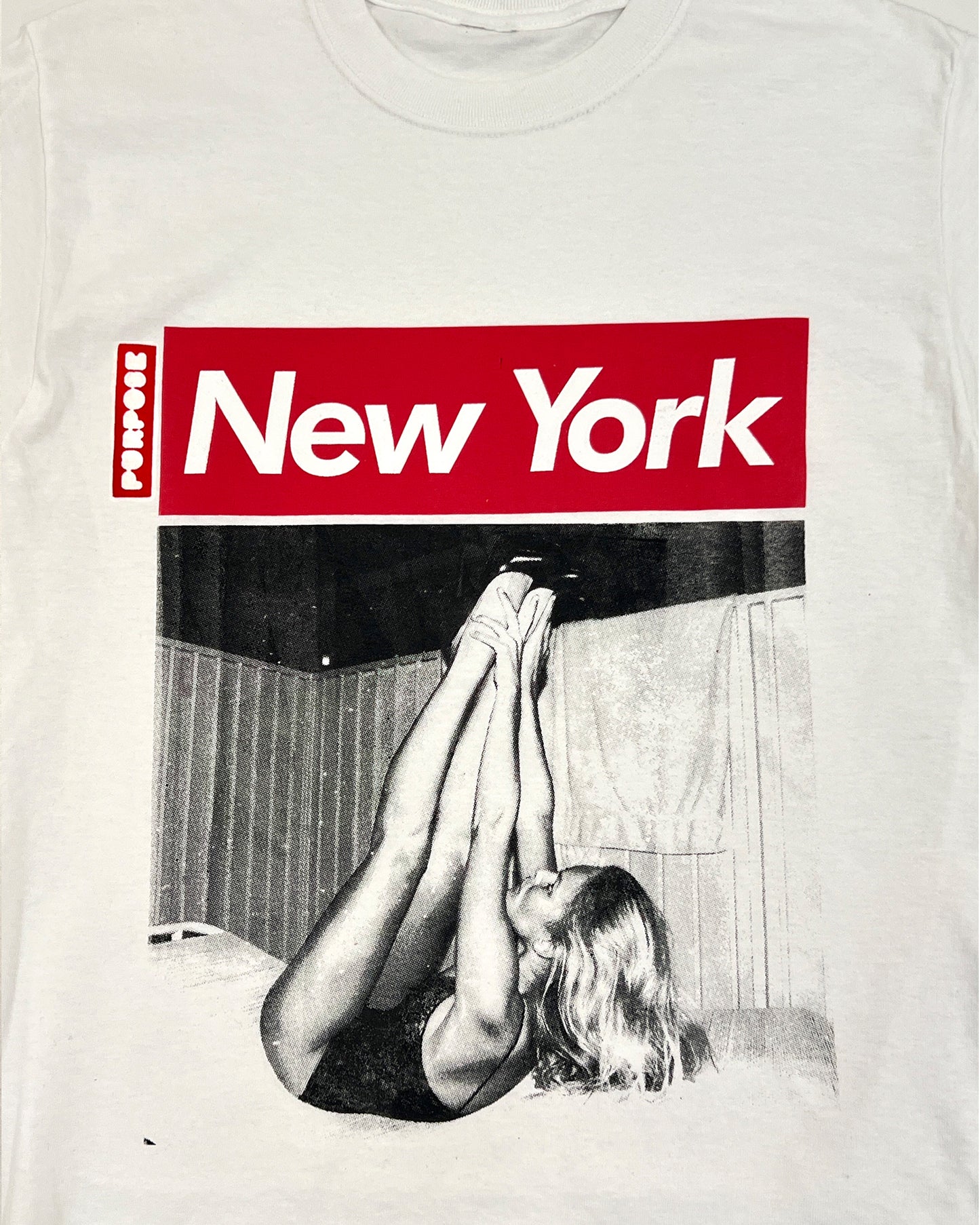 TOURIST T SHIRT REPURPOSED WITH SUNSET BLVD EDITION OF 1 SMALL