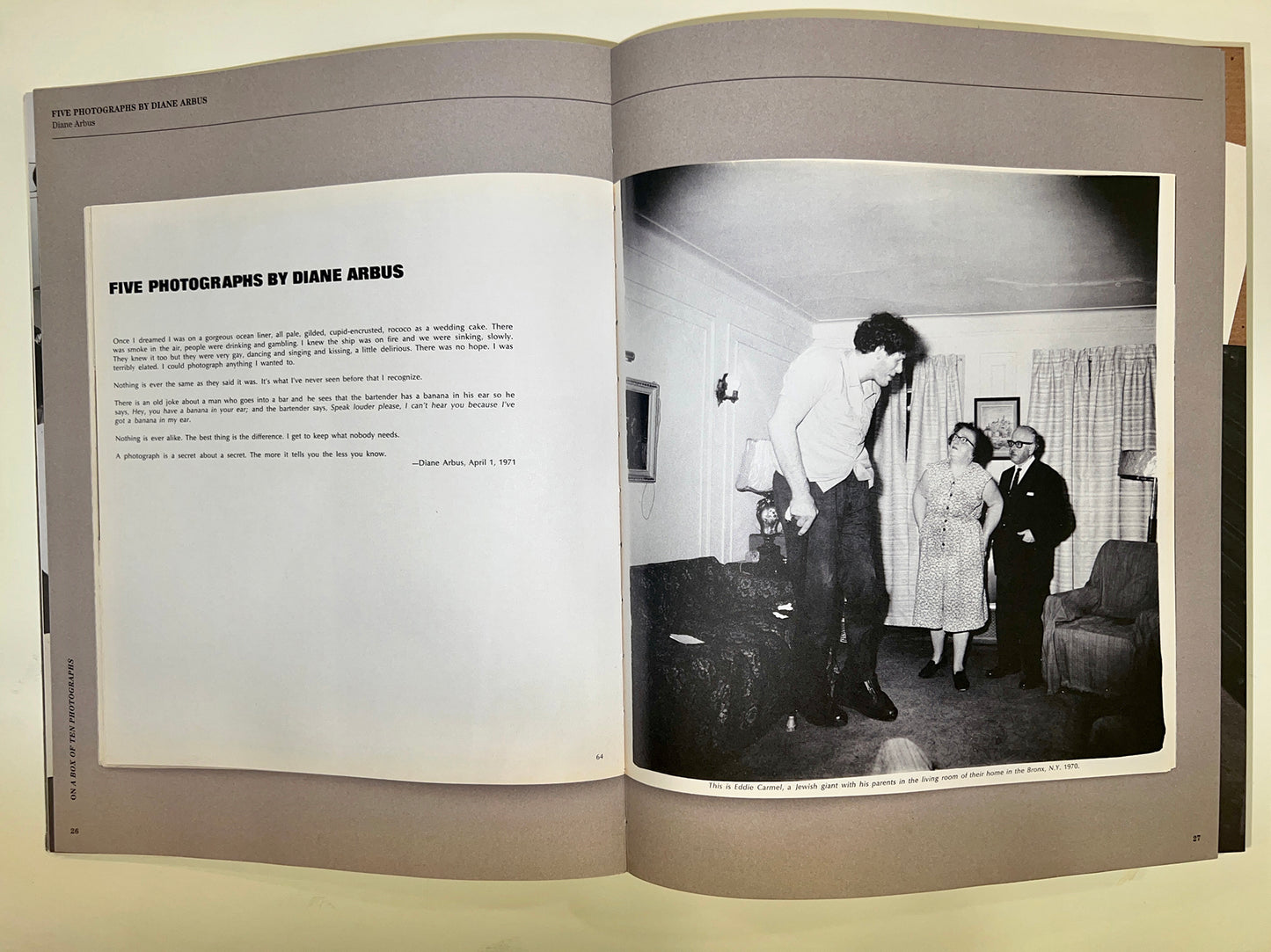DOCUMENTS DIANE ARBUS