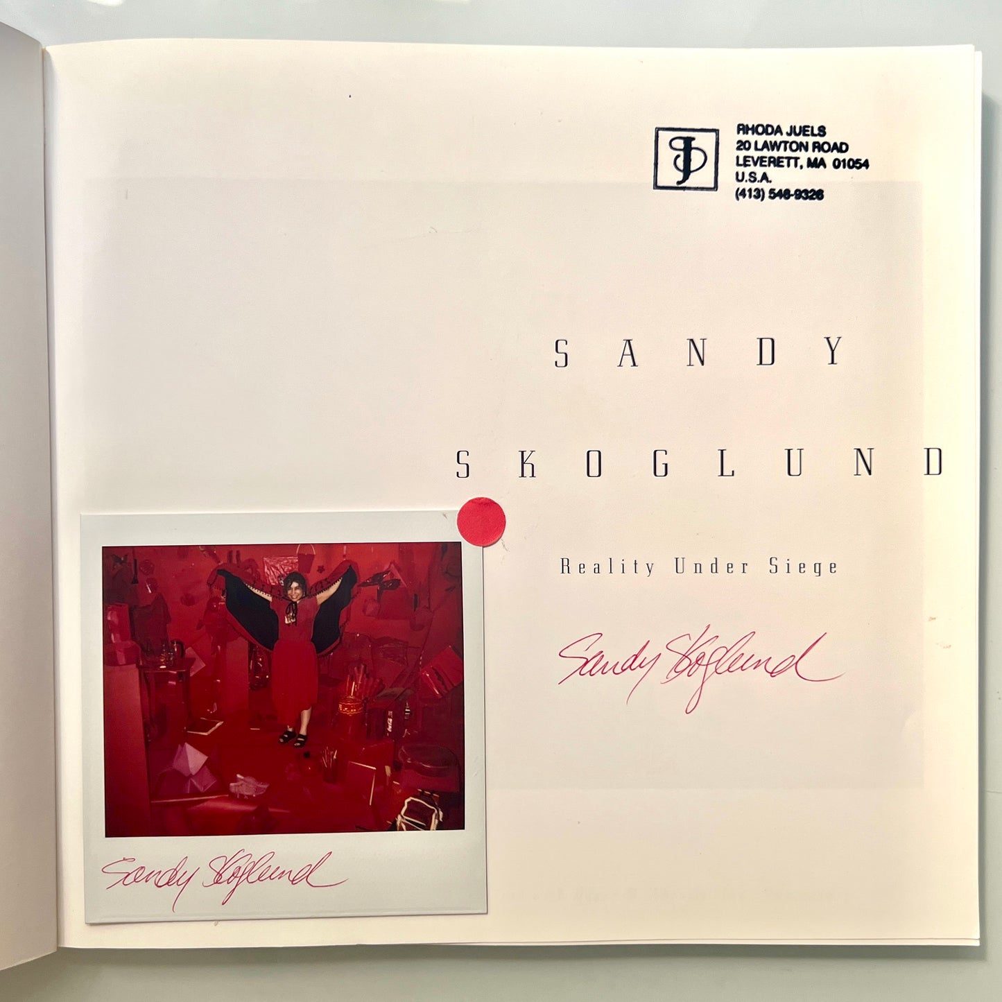 REALITY UNDER SIEGE SANDY SKOGLUND SIGNED