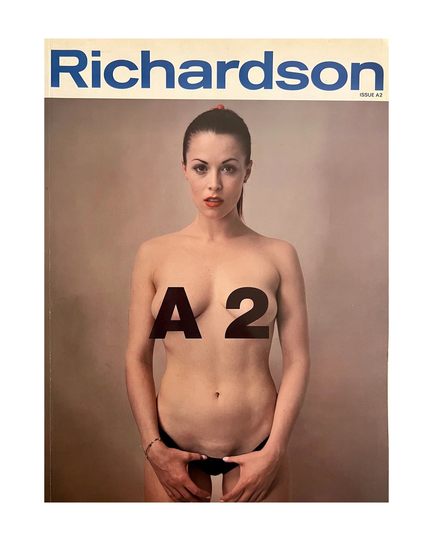 RICHARDSON MAGAZINE A2 rare issue with RICHARD PRINCE PETER SAVILLE GLEN LUCHFORD