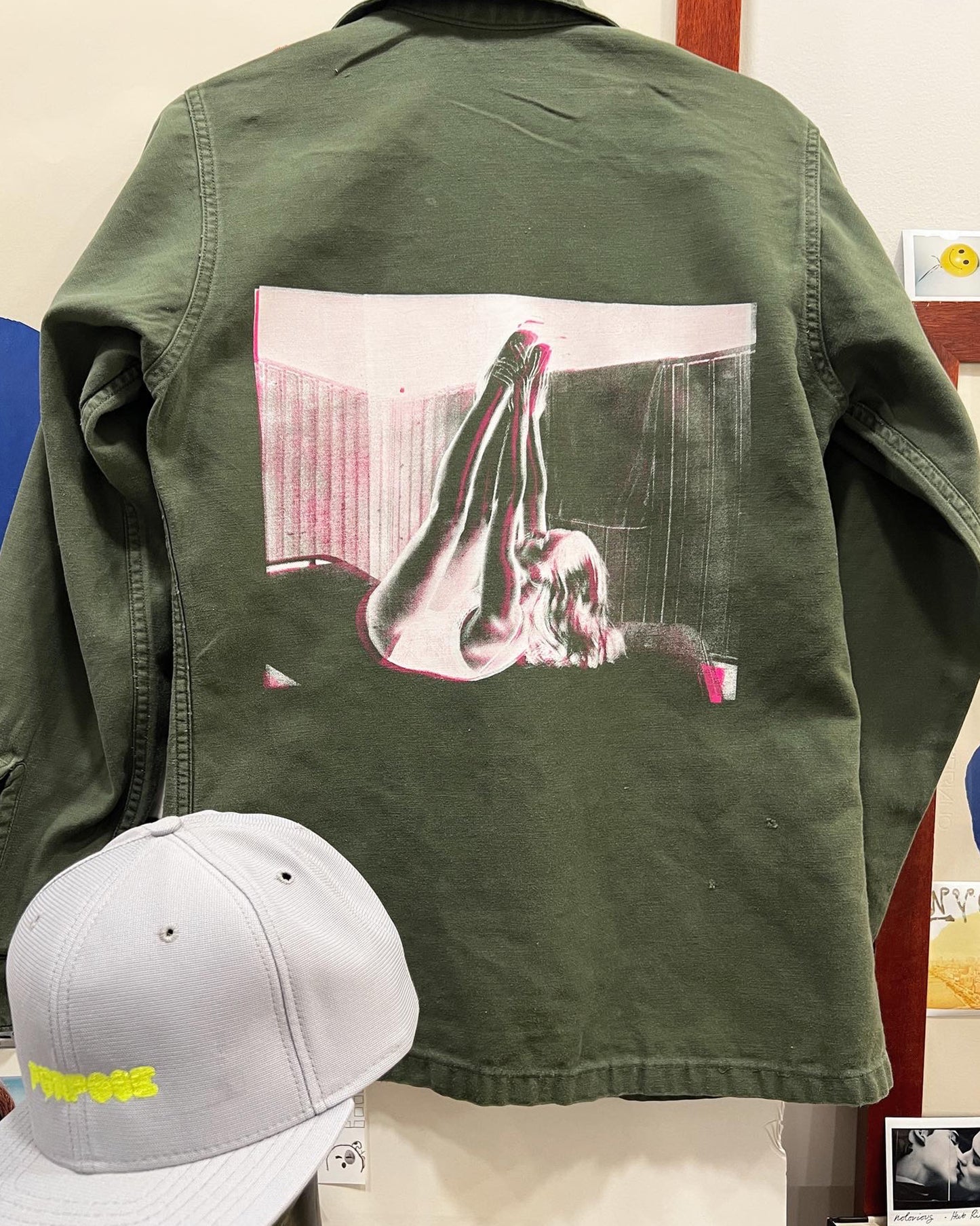 PURPOSE/REPURPOSE VINTAGE NAVY SHIRT/JACKET. 1 OF 1