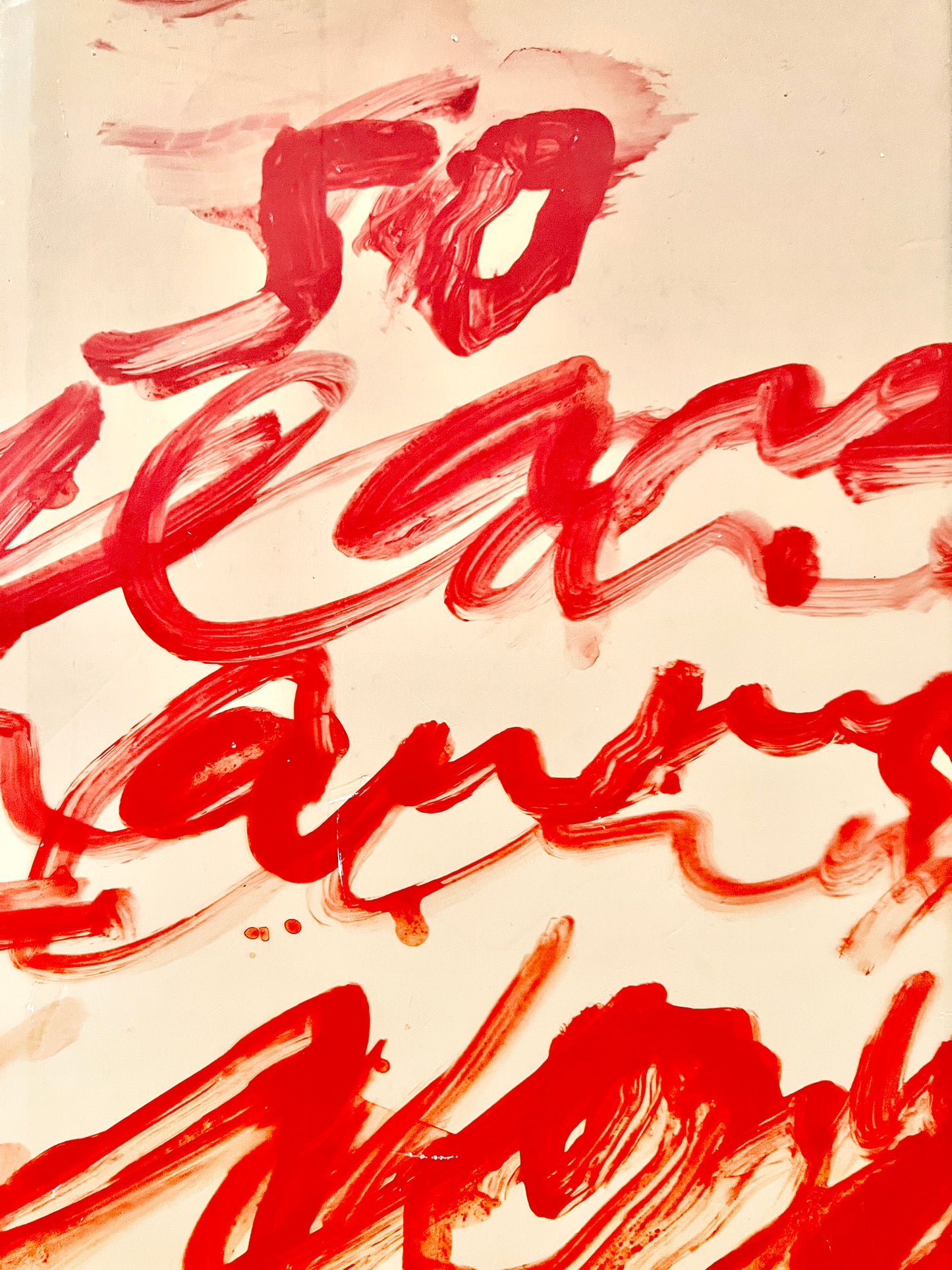 CY TWOMBLY.50 YEARS OF WORKS ON PAPER 1 NEW 1 used