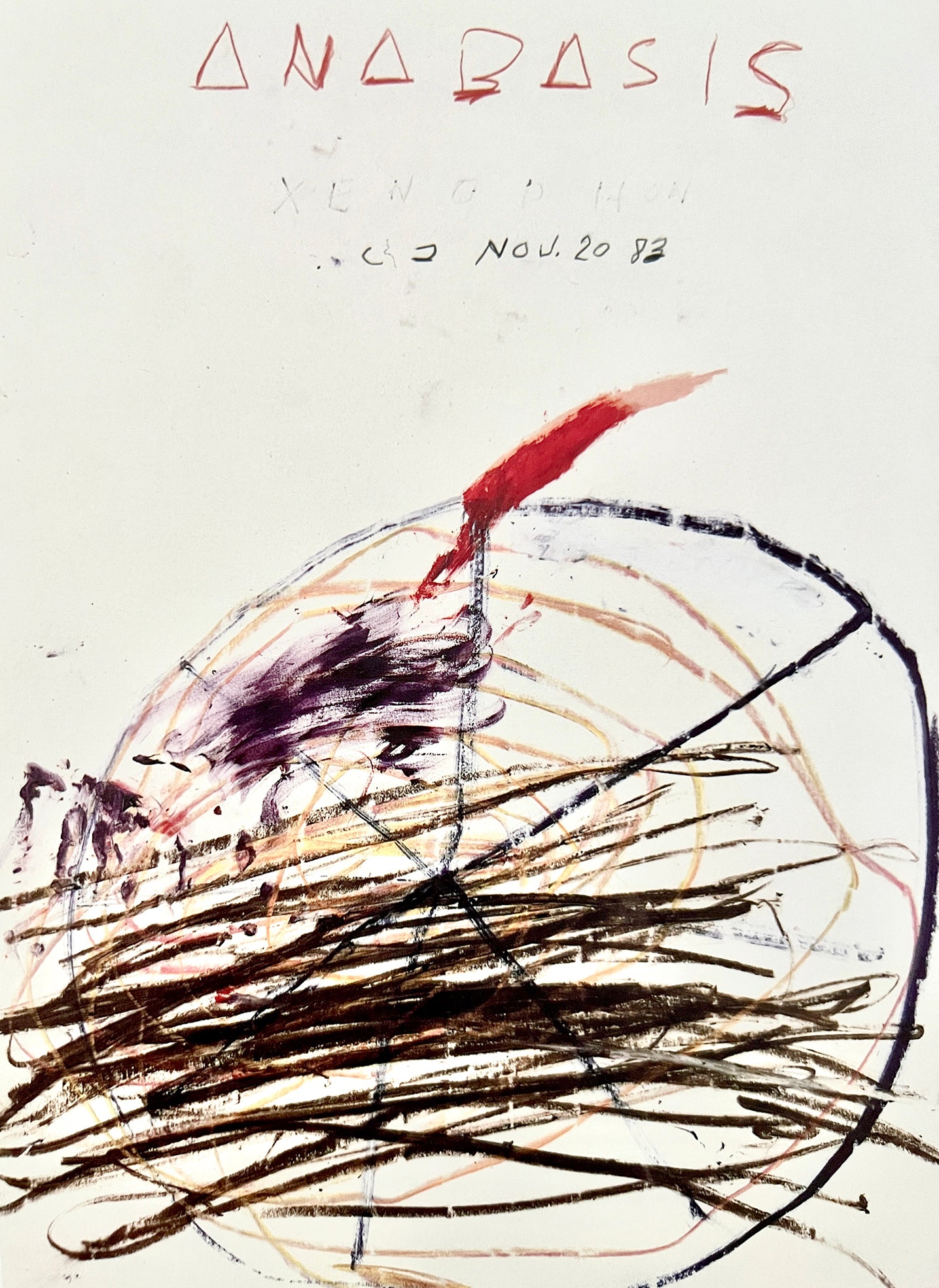 CY TWOMBLY.50 YEARS OF WORKS ON PAPER 1 NEW 1 used