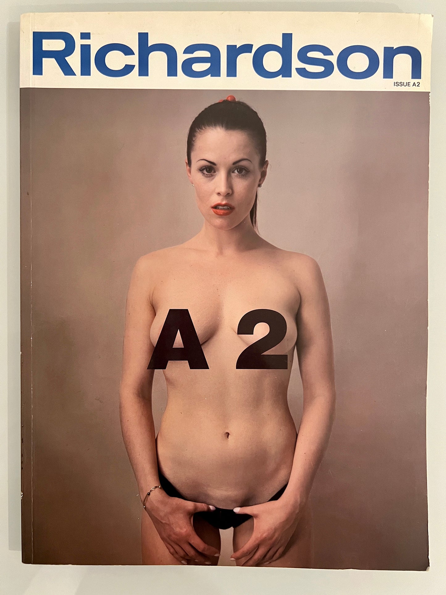 RICHARDSON MAGAZINE A2 rare issue with RICHARD PRINCE PETER SAVILLE GLEN LUCHFORD