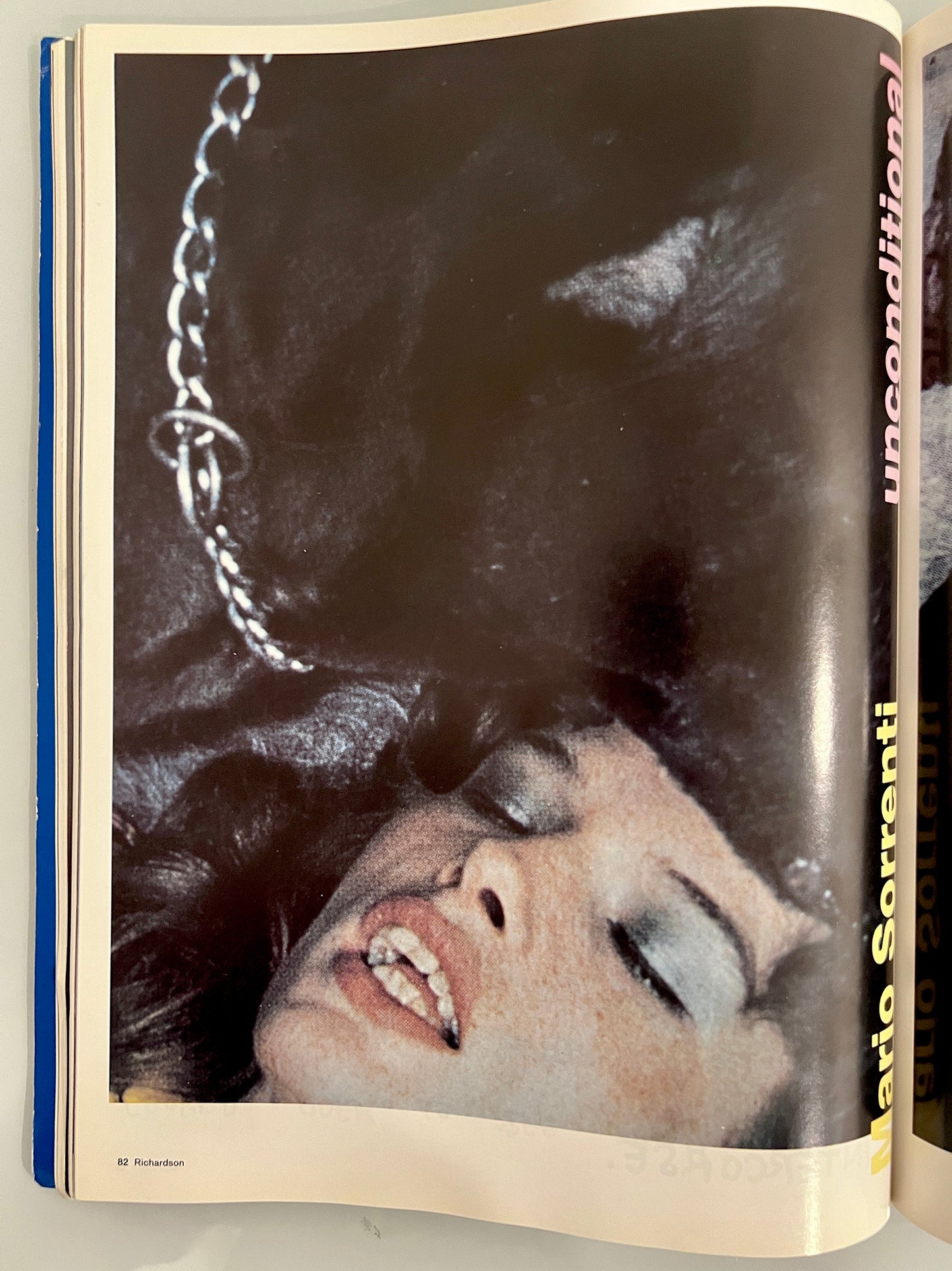 RICHARDSON MAGAZINE A2 rare issue with RICHARD PRINCE PETER SAVILLE GLEN LUCHFORD