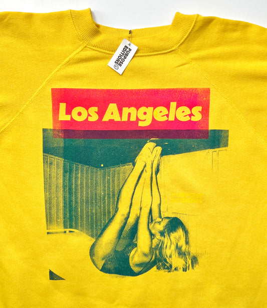 PURPOSEeditions SUNSET BOULEVARD Hanes single stitch vintage sweat 1 of 1 only