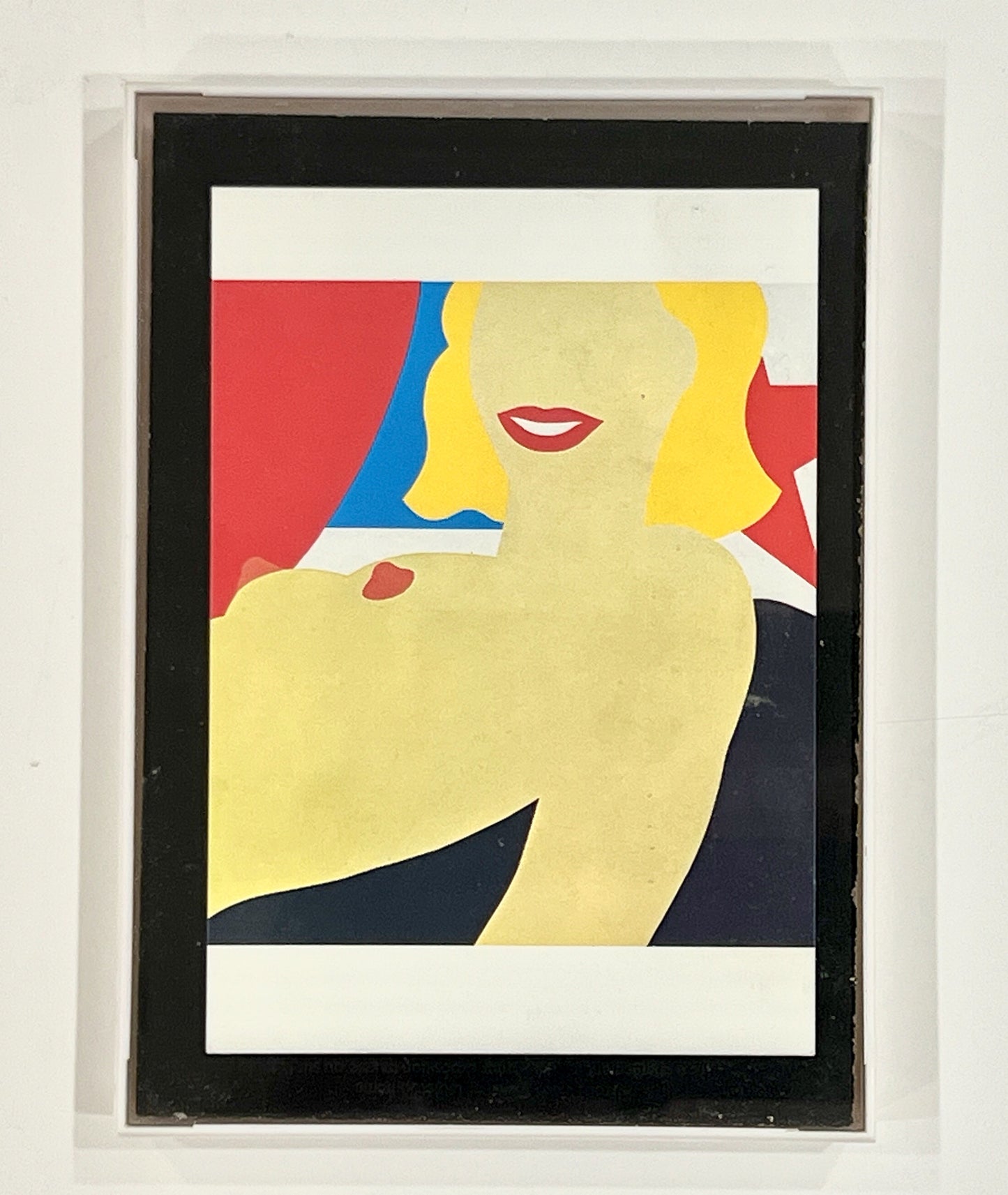 TOM WESSELMANN study for first illuminated nude postcard