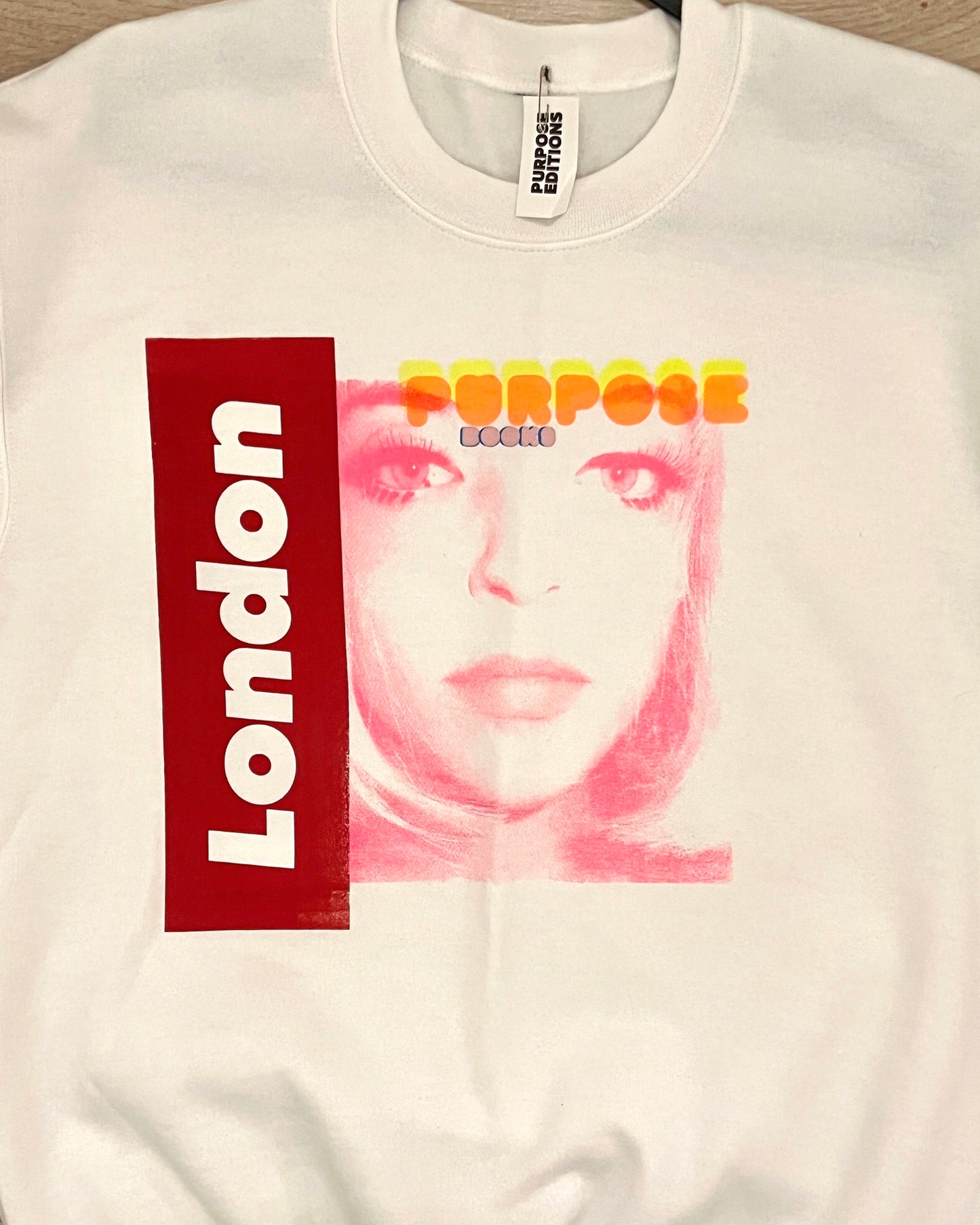 PURPOSE “GIRL” SWEAT one left