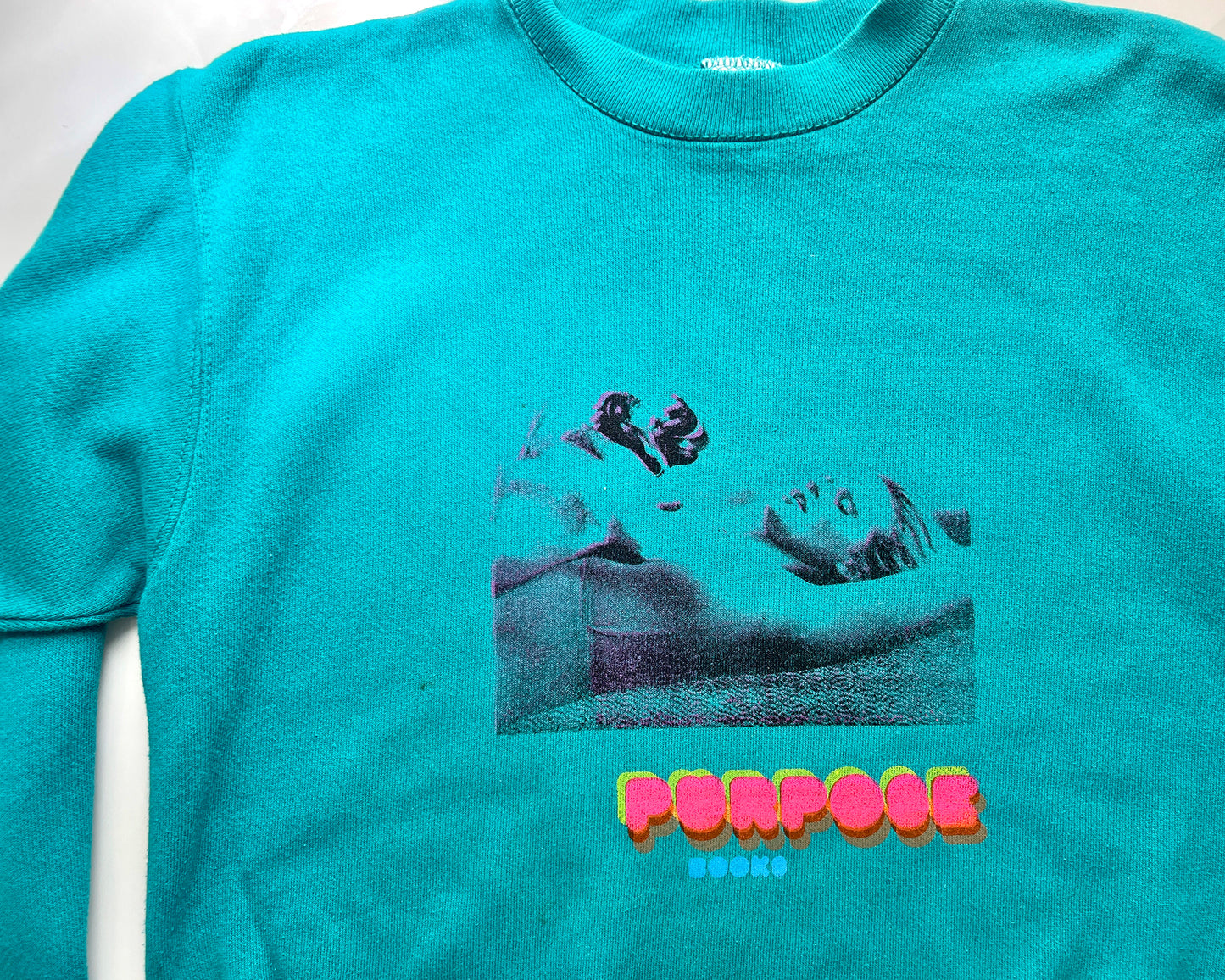 VINTAGE SWEAT REPURPOSED HOLLYWOOD BLVD 1 of 1 medium