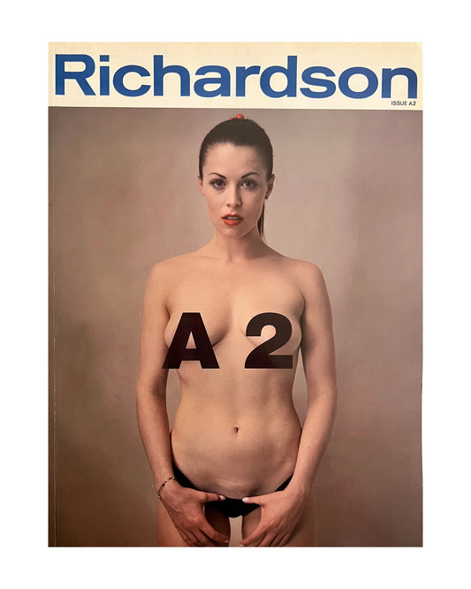 RICHARDSON MAGAZINE A2 rare issue with RICHARD PRINCE PETER SAVILLE GLEN LUCHFORD