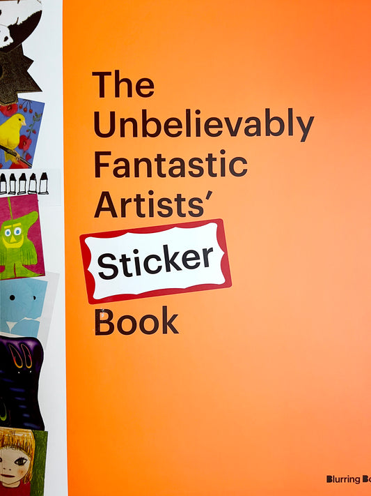 THE UNBELIEVABLY FANTASTIC ARTISTS STICKER BOOK-NEW