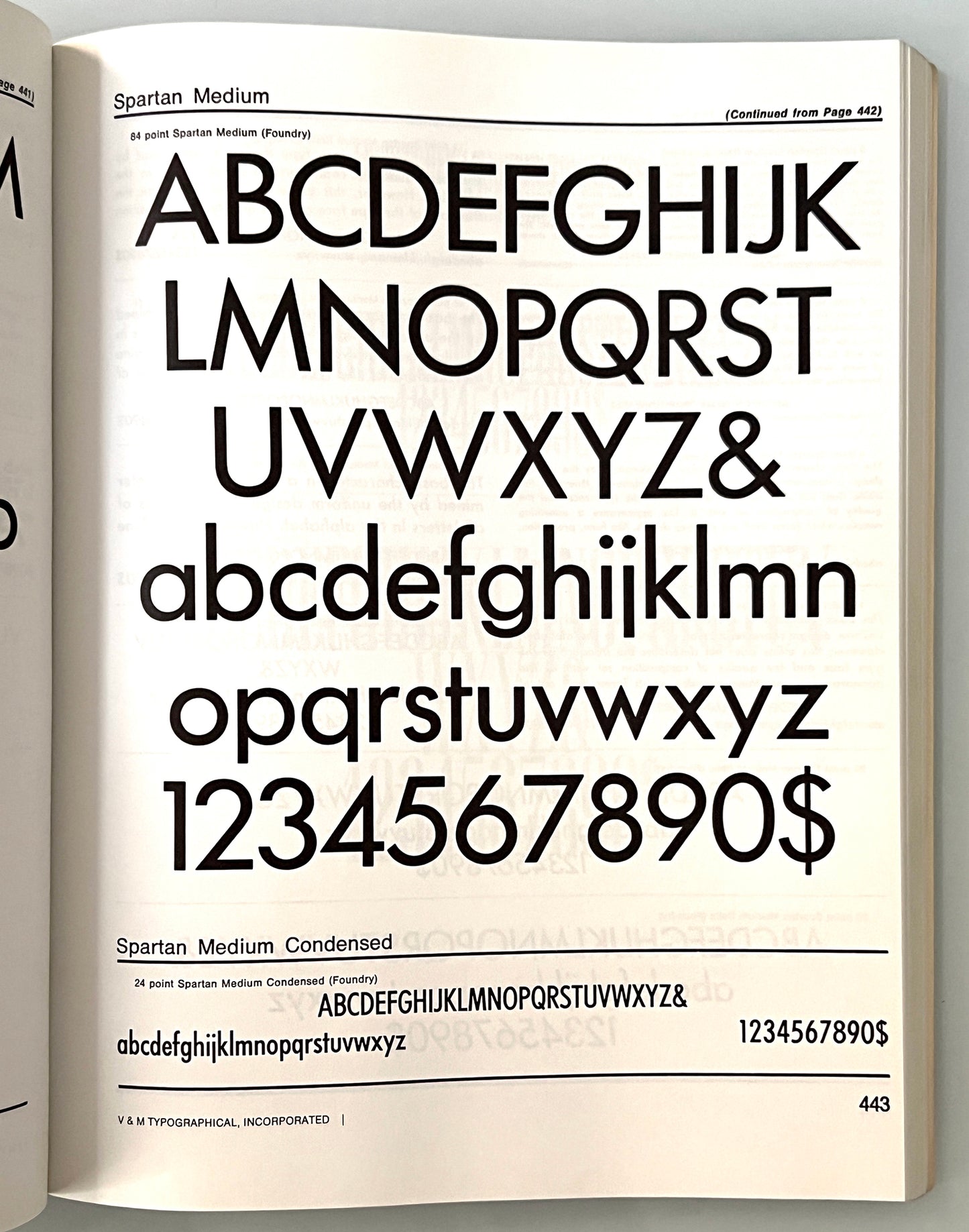 THE TYPE SPECIMEN BOOK