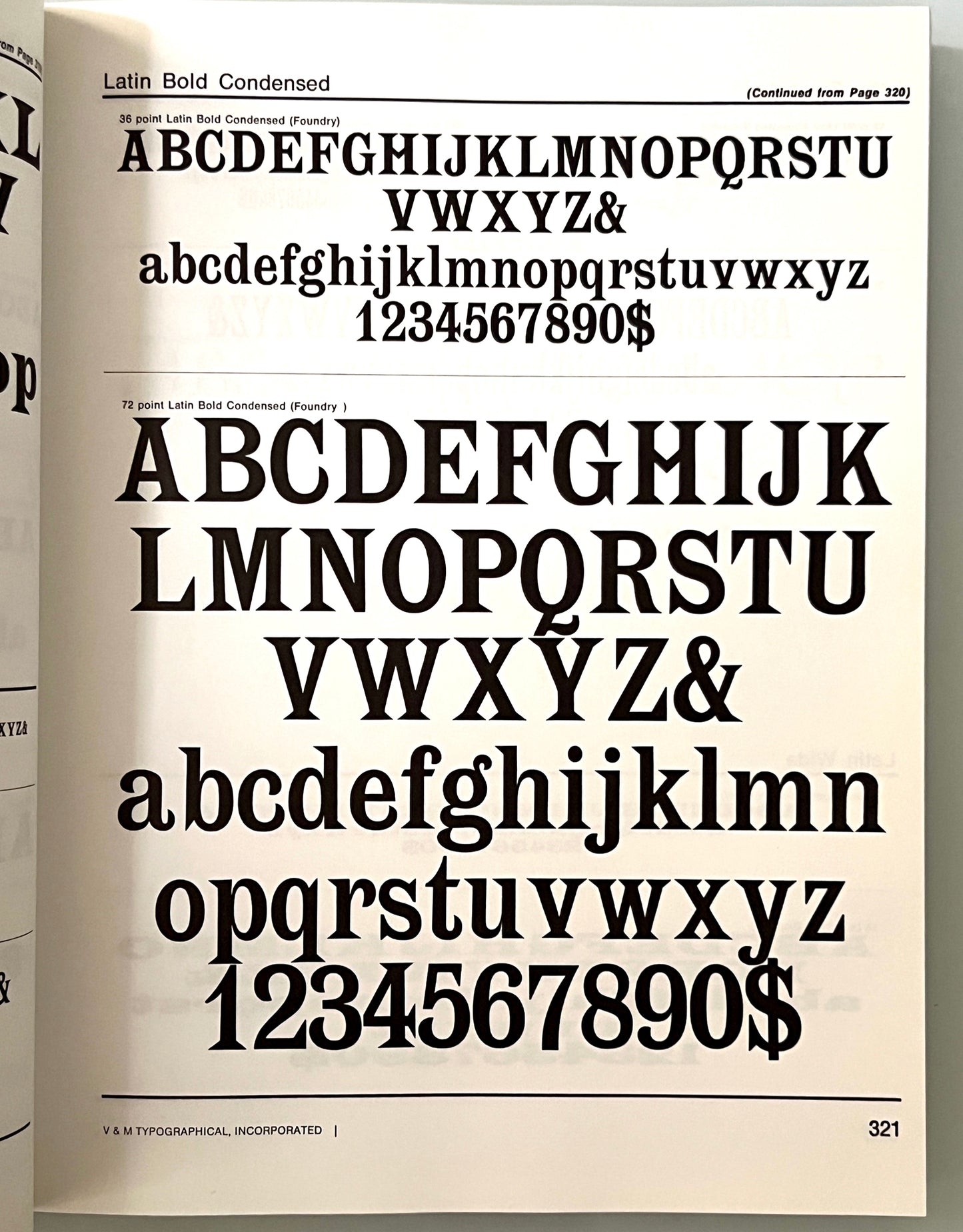 THE TYPE SPECIMEN BOOK