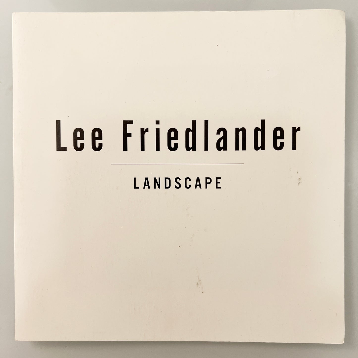 LEE FRIEDLANDER.LANDSCAPE. ANNOUNCEMENT CARD