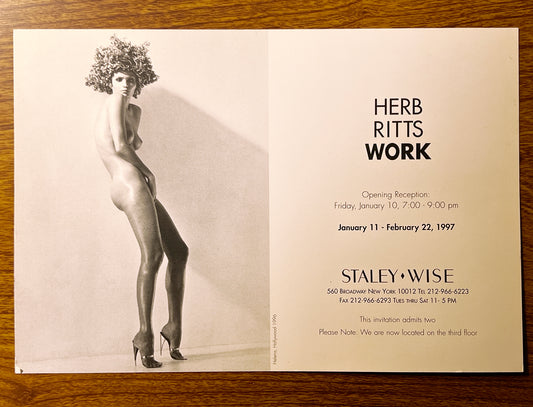 HERB RITTS ANNOUNCEMENT CARD